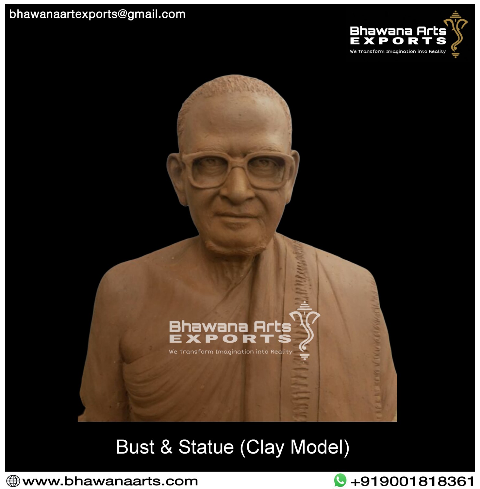 Marble Bust & Statue