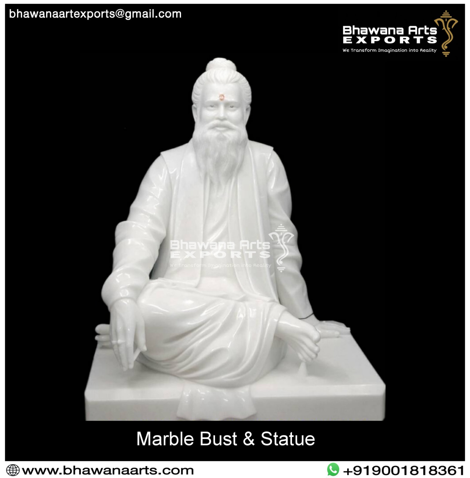 Marble Bust & Statue