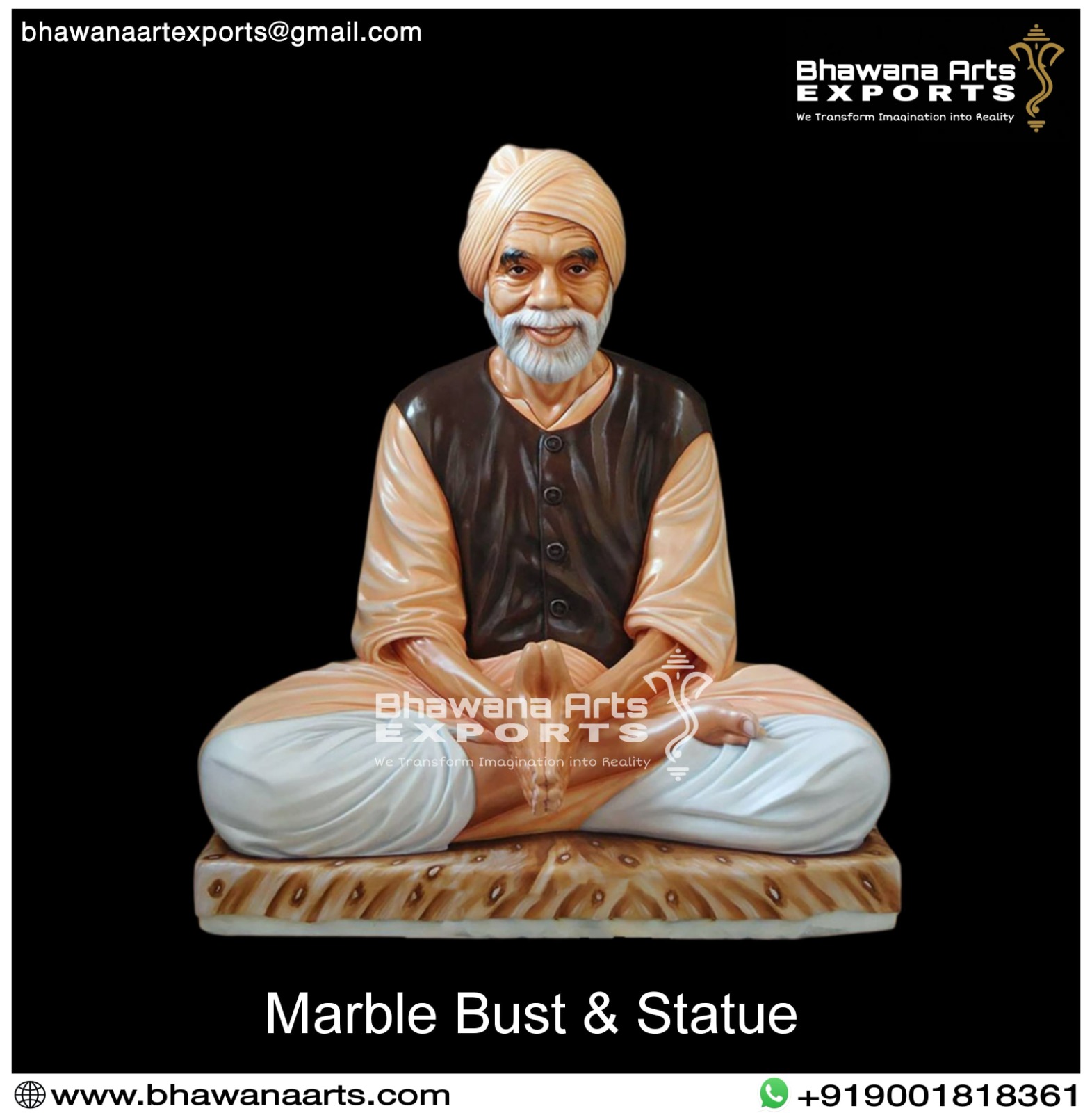 Marble Bust & Statue