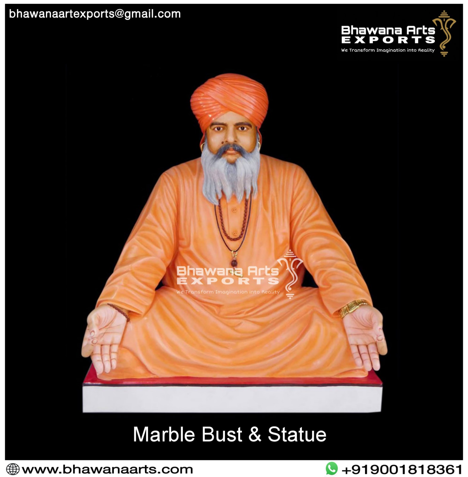 Marble Bust & Statue