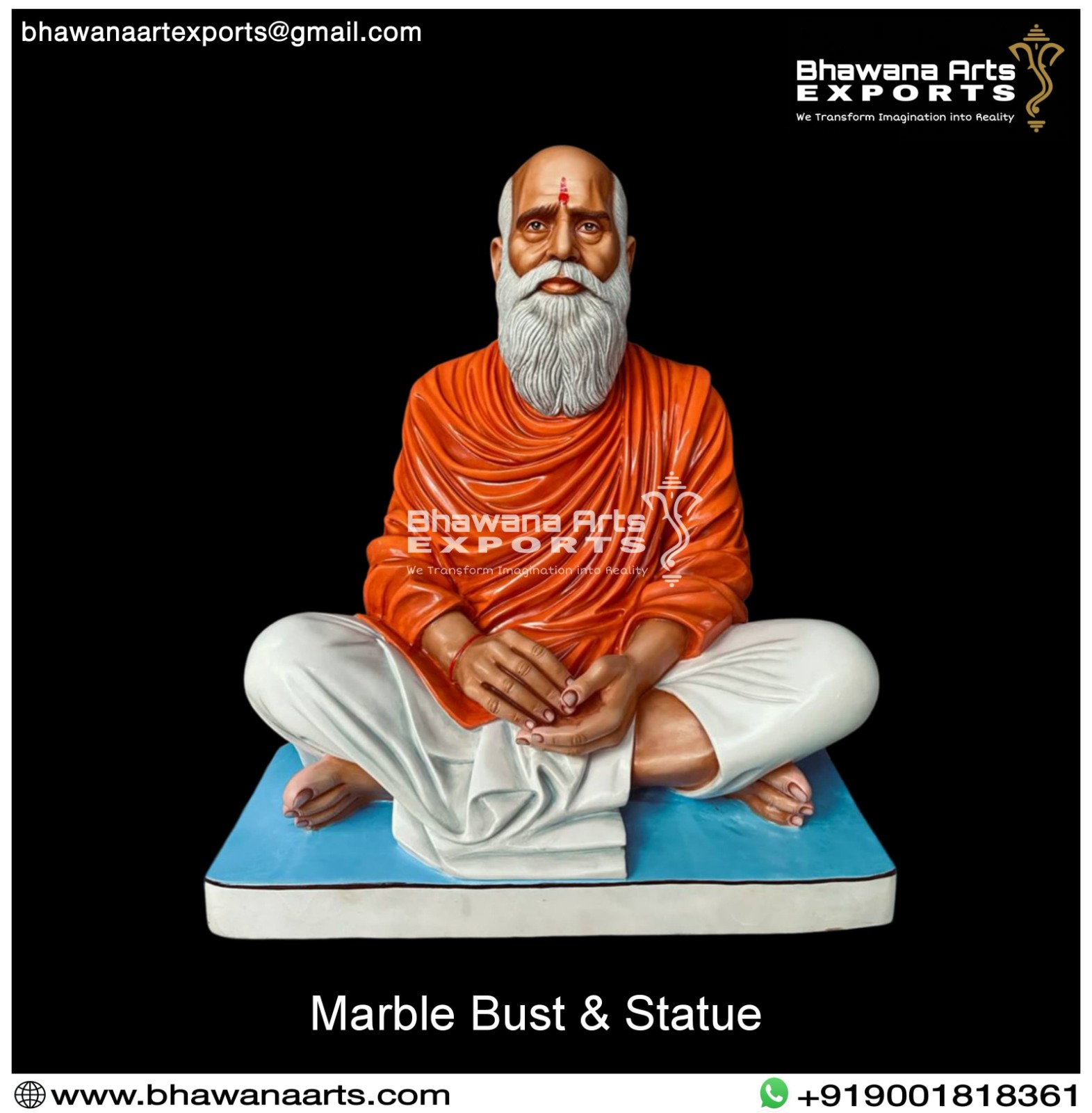 Marble Bust & Statue