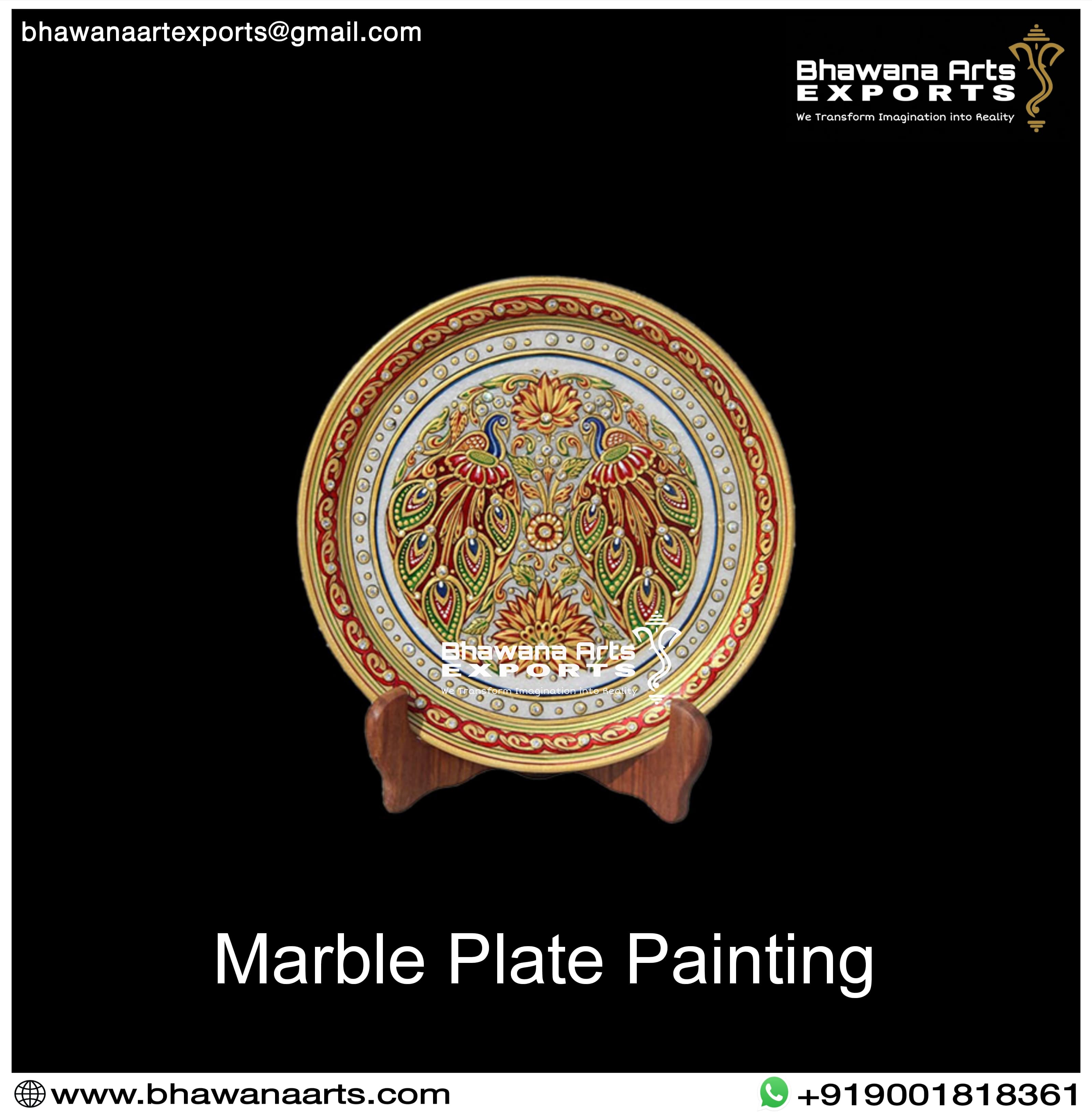 Marble plate Painting