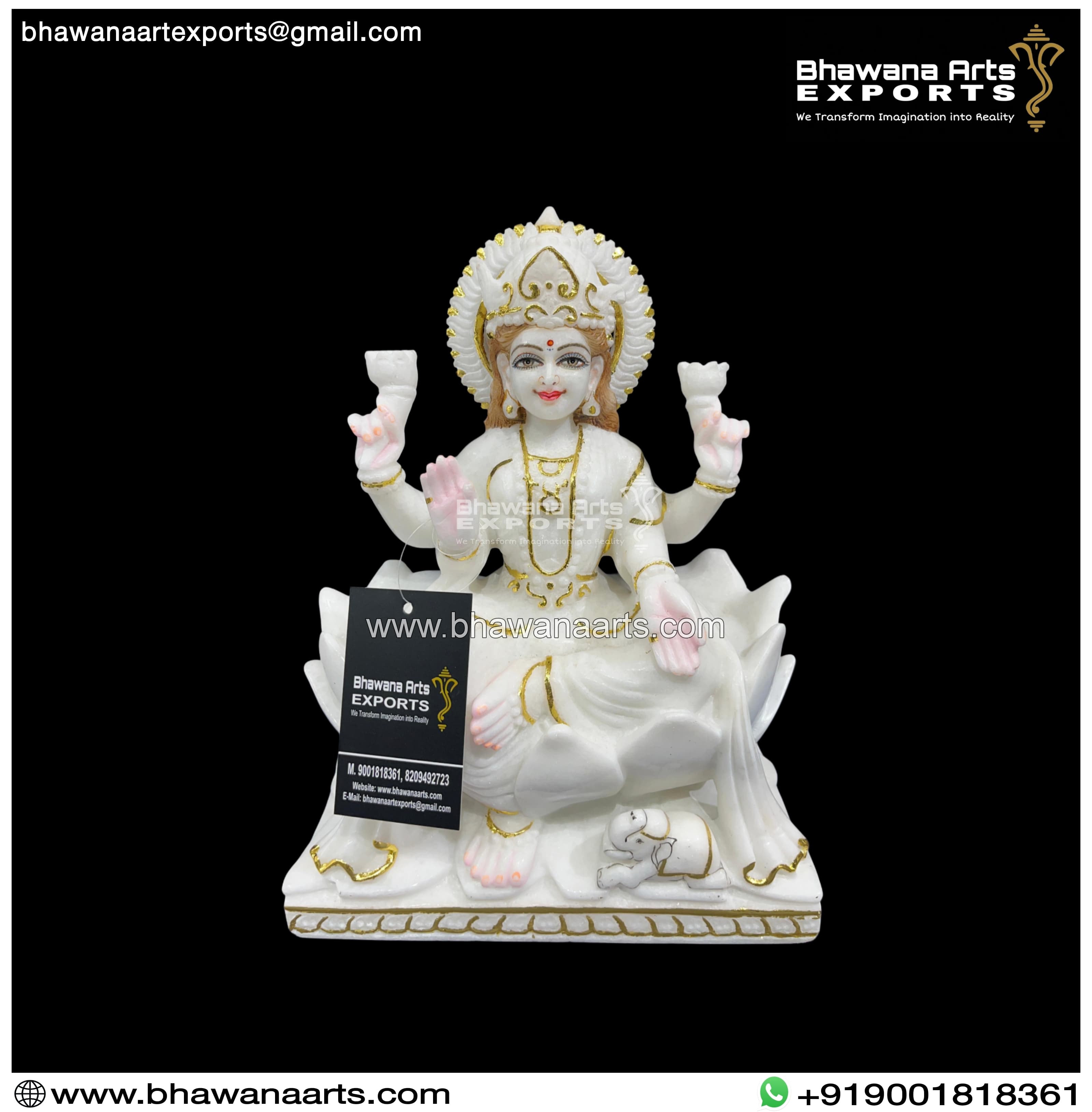 Sarswati Marble Moorti