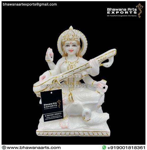 Sarswati Marble Moorti