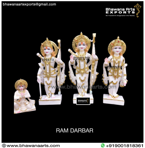 Ram Darbar Marble Moorti